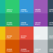 رنگ های فلت برای طراحی حرفه ای
